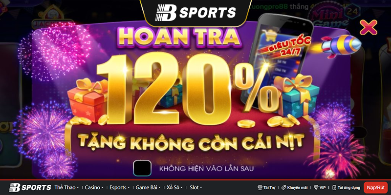 Hoàn tiền cực bốc Hoàn tiền cực bốc