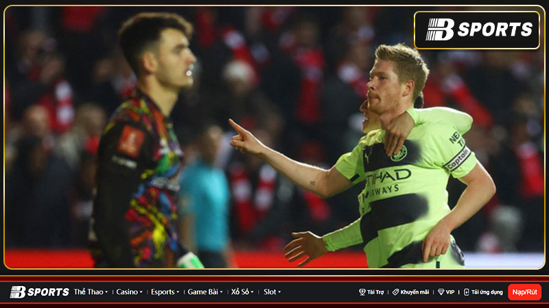Man City đã giành chiến thắng trước Bristol City