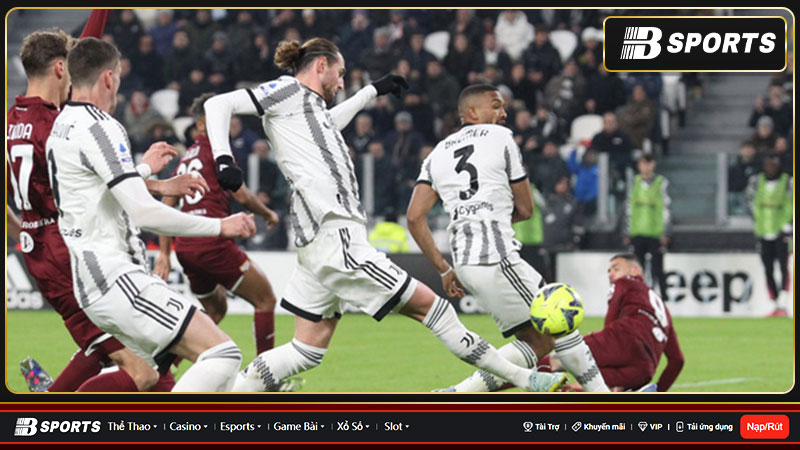 Juventus thắng Torino đây là một trận đấu khá sôi nổi
