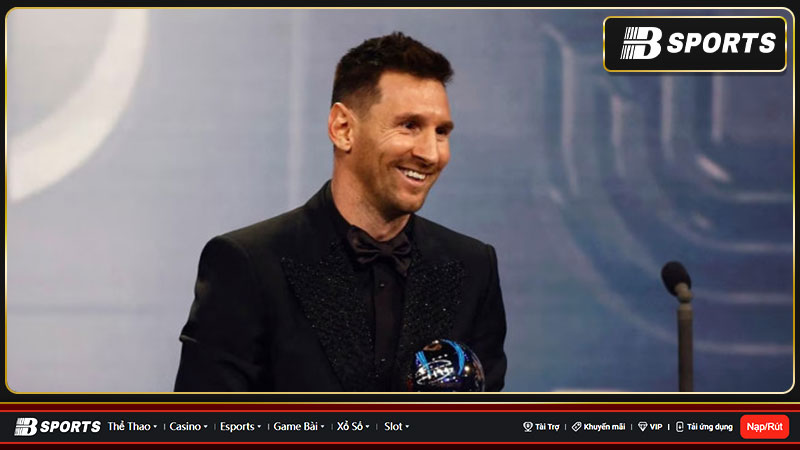Đây là lần thứ 2 Lionel Messi thắng giải The Best