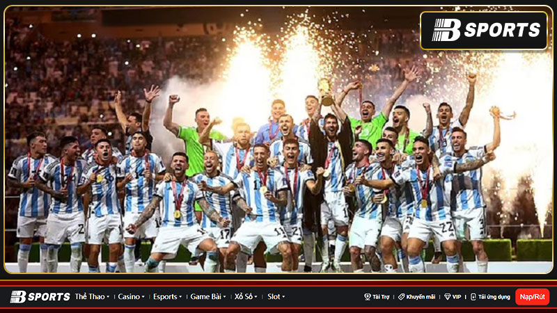 Với những thành tích cầu thủ này đạt được cùng đội tuyển Argentina