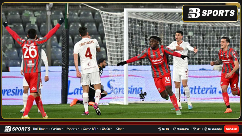 Việc Roma thua Cremonese là một cú sốc lớn đối với đội bóng này Việc Roma thua Cremonese là một cú sốc lớn đối với đội bóng này