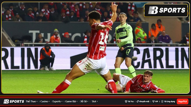 Man City vào tứ kết FA Cup: Thắng 3-0 trước Bristol City Man City vào tứ kết FA Cup: Thắng 3-0 trước Bristol City