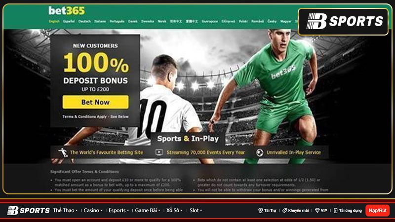 Phí gửi và rút tiền cực ưu đãi của 365bet Phí gửi và rút tiền cực ưu đãi của 365bet