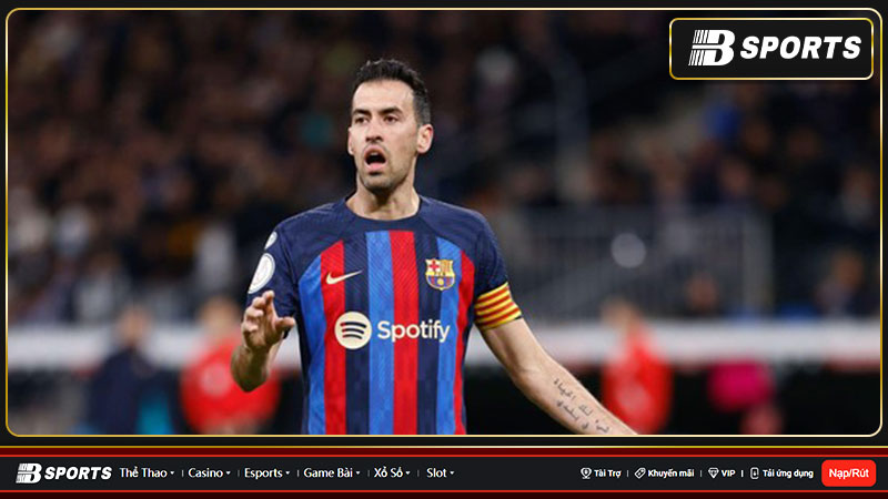 Sergio Busquets là người Messi bị phá vỡ kỷ lục Sergio Busquets là người Messi bị phá vỡ kỷ lục
