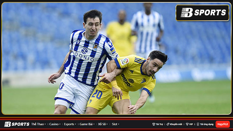 Sociedad hòa Cadiz với tỷ số 0-0 Sociedad hòa Cadiz với tỷ số 0-0