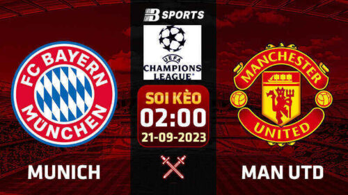 Soi kèo Munich vs Man Utd, 2h ngày 21/09 - Champions League