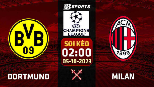 Soi kèo Dortmund vs Milan, 2h ngày 5/10 - Champions League